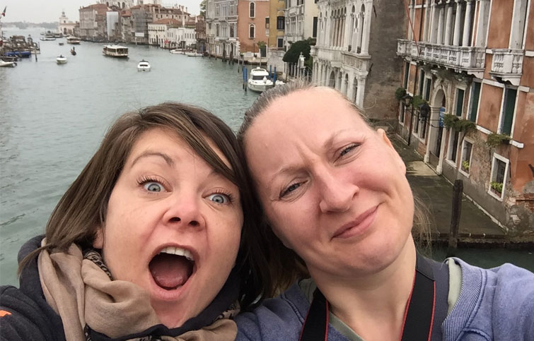 Image: Naomi and Georgina